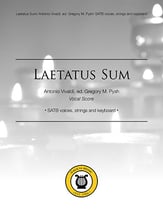 Laetatus Sum SATB choral sheet music cover